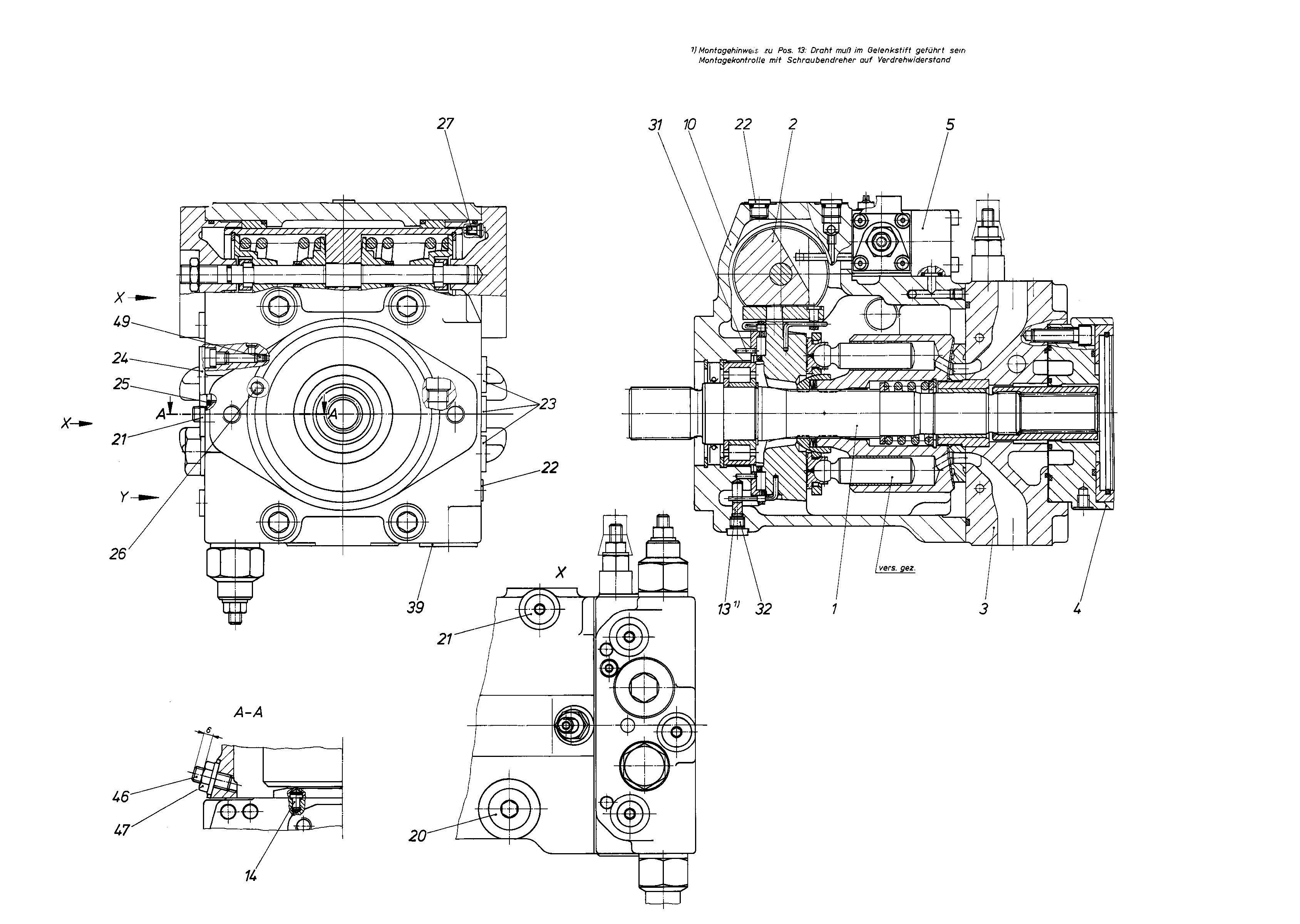 AA4VG56HDD1/32R-NTC52K045E-S — Drawing