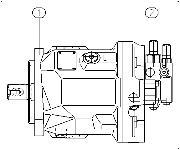 AH A10V O 71 DFR1/31L-PSC91N00 -SO833 — Drawing