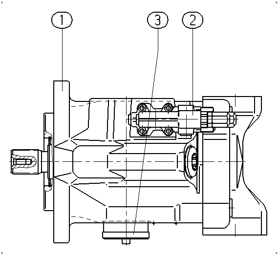 AA10VO85DFR1/52R-VUC73N00-S1705 — Drawing