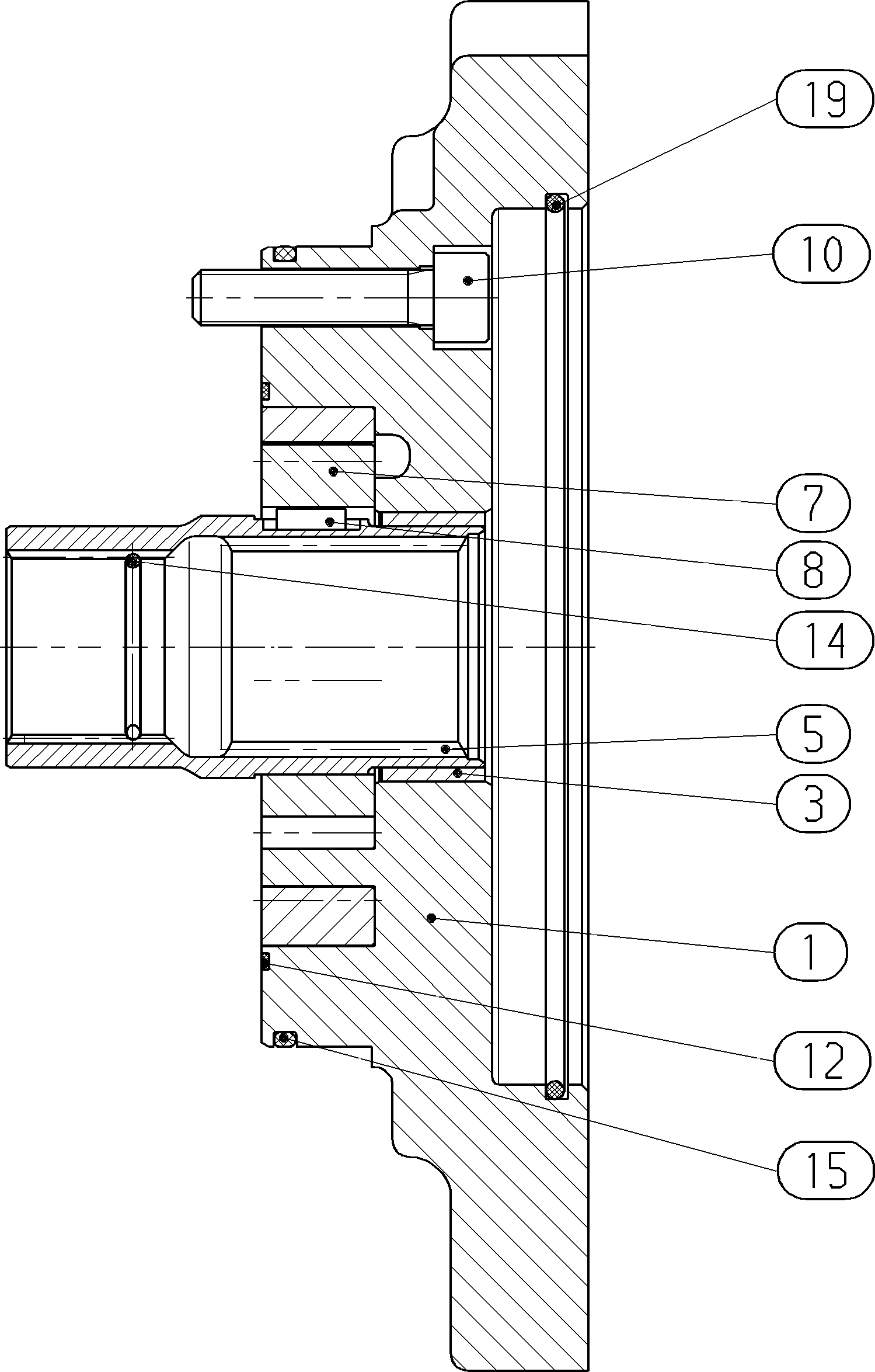 INTERNAL GEAR PUMP — Drawing