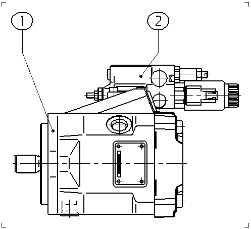 A A10VNO 45ED 72/52R-VRC11N00P — Drawing