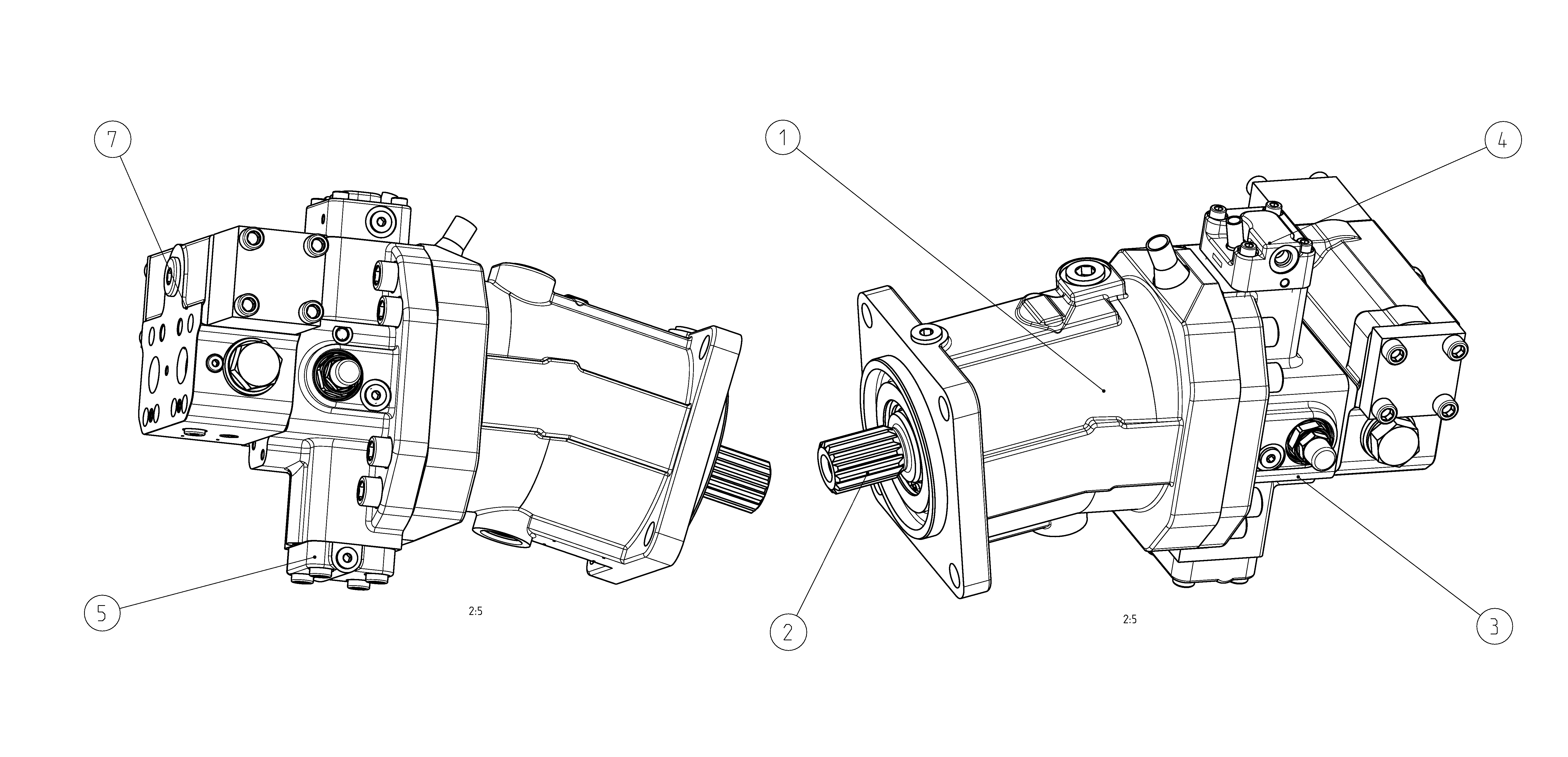 A6VM150HP5000000B/71CWV0D4T18W0-S — Drawing