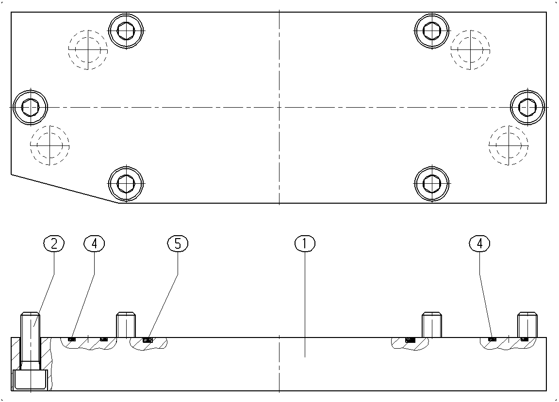PODKŁADKA USZCZ. A4VS 500-1000 EM/MA/& — Drawing