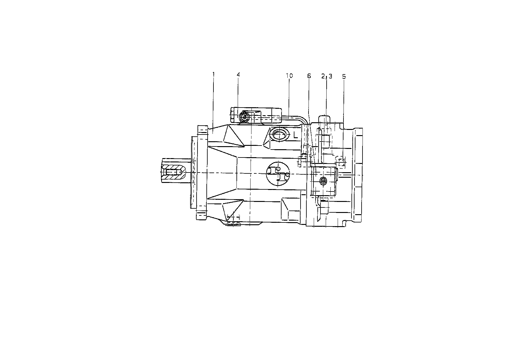AAA10VSO140DFLR/31L-PKD62K38 — Drawing