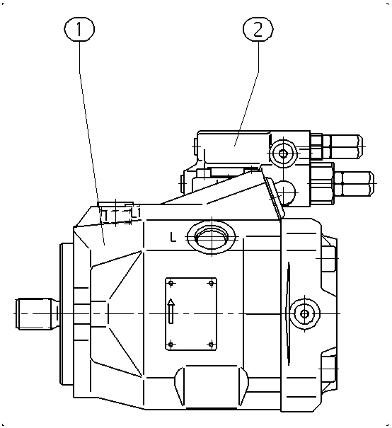 AH A10V O 45 DFR1/52L-PUC61N00 -SO694 — Drawing