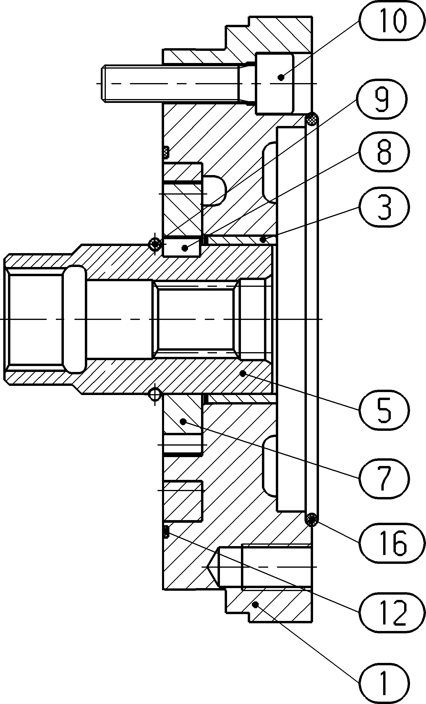 INTERNAL GEAR PUMP — Drawing