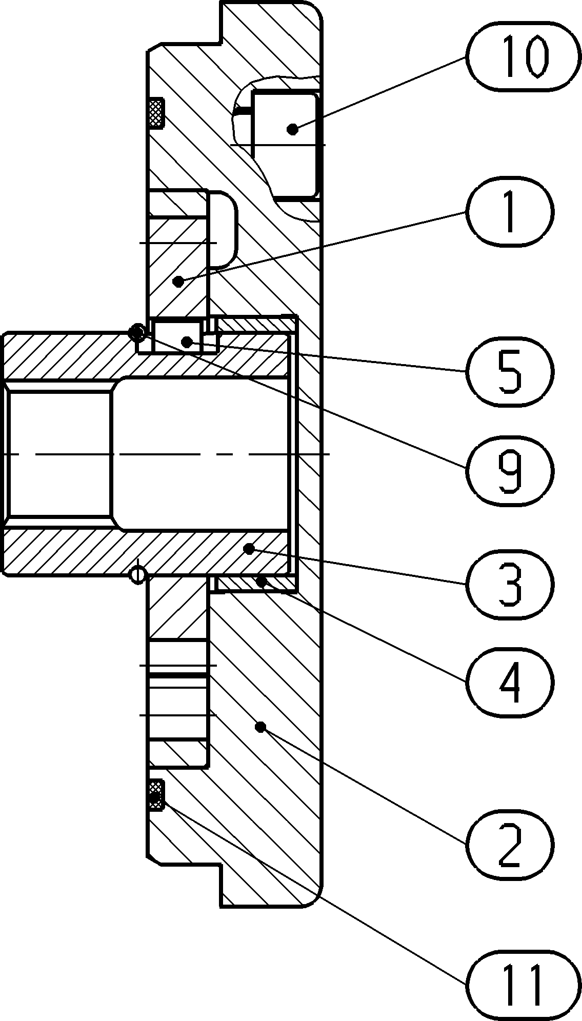INTERNAL GEAR PUMP — Drawing