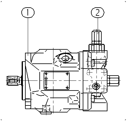 AA10VSO18DR/31L-PSA12N00 — Drawing