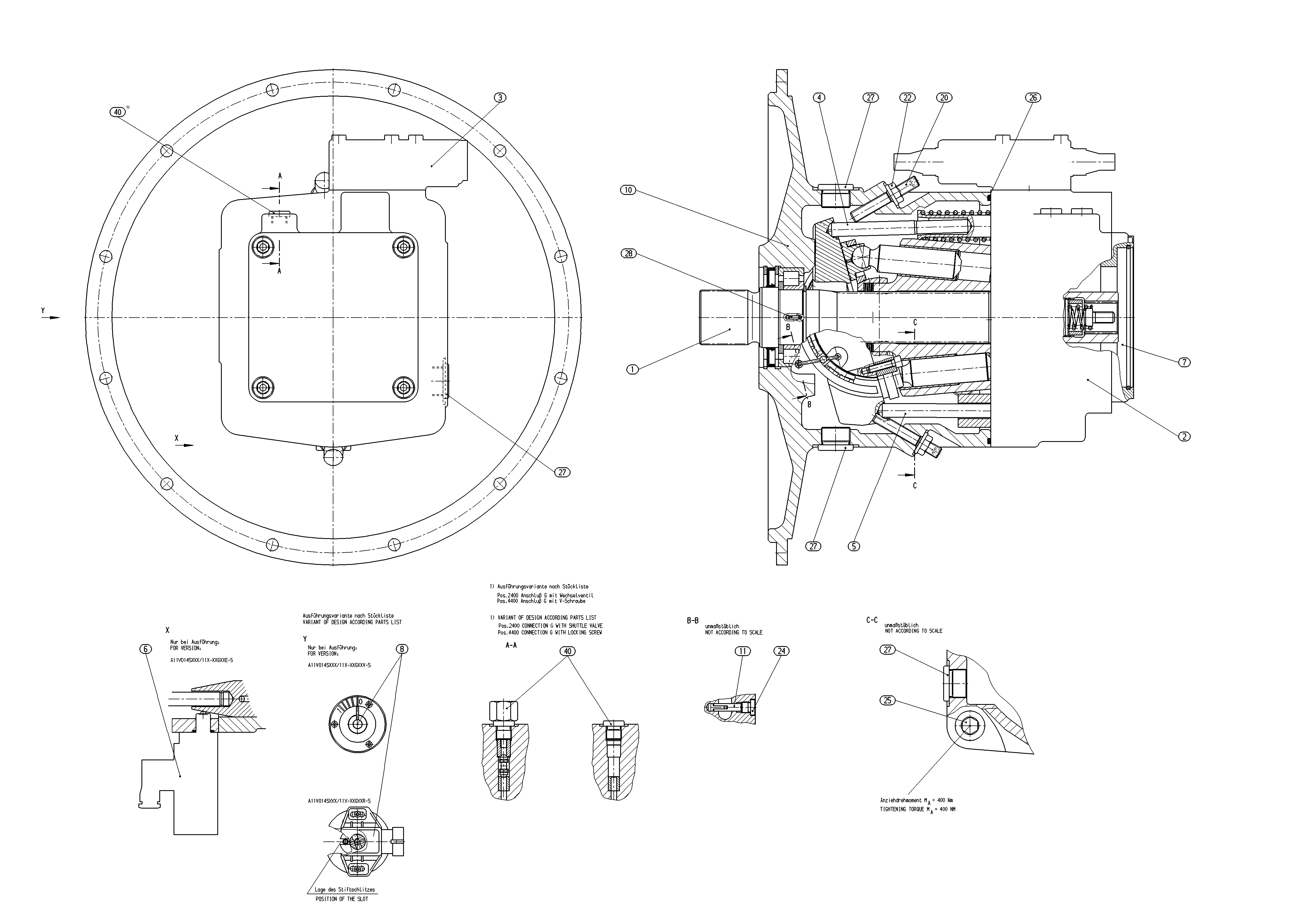 AXIAL-PISTON PUMP — Drawing
