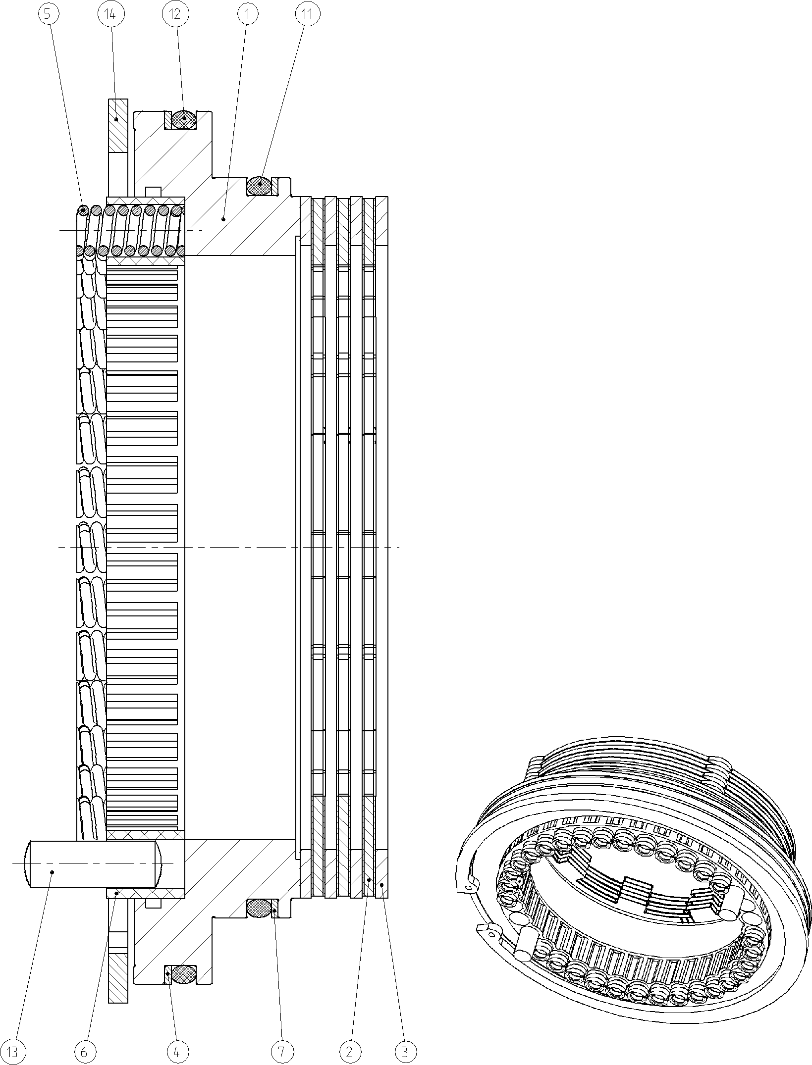 THRUST RING — Drawing
