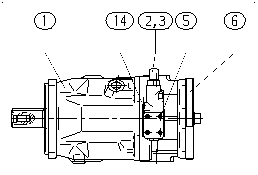 A A10VSO140 DFR1/31R-PPB12KD5 — Drawing