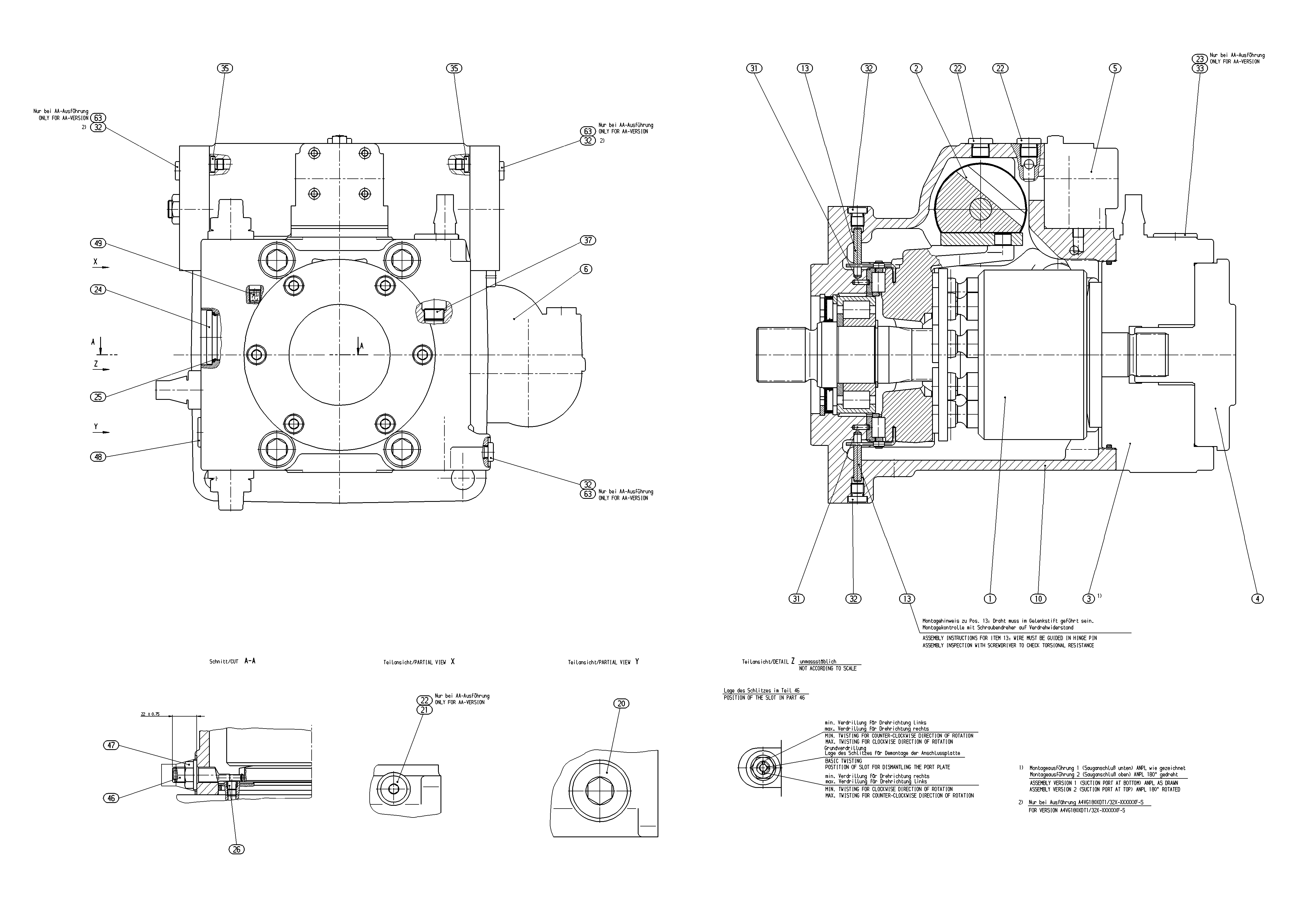 A4VG180DWDMT1/32L-NTD02F721B-S — Drawing