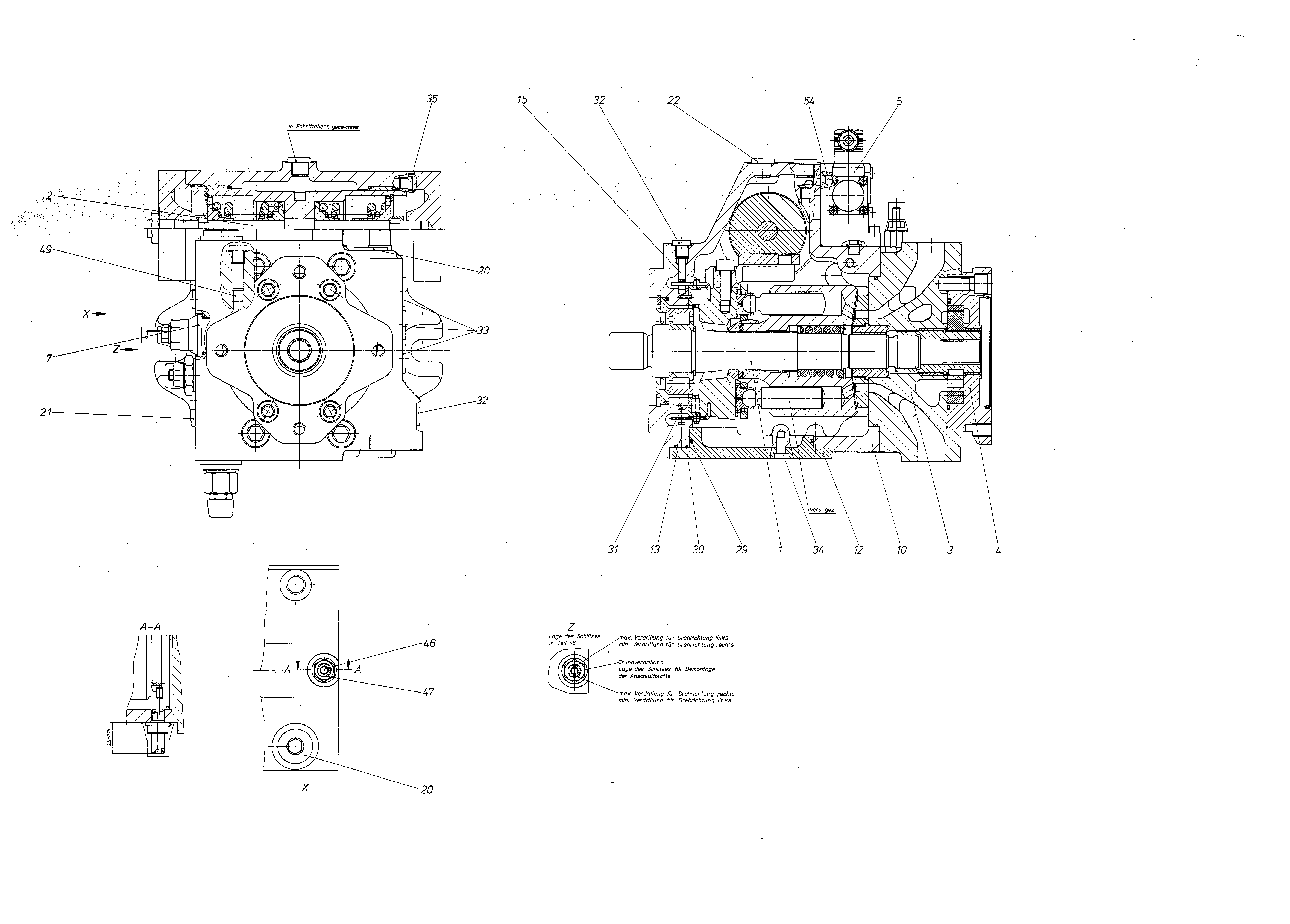 A4VG90DA2D6/31R-NZF02F021S — Drawing