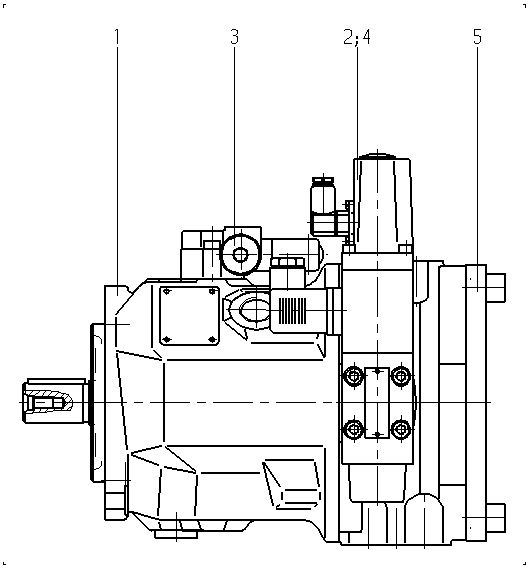 A A10VSO 71 DFEO/31R-PPA12KC3 — Drawing