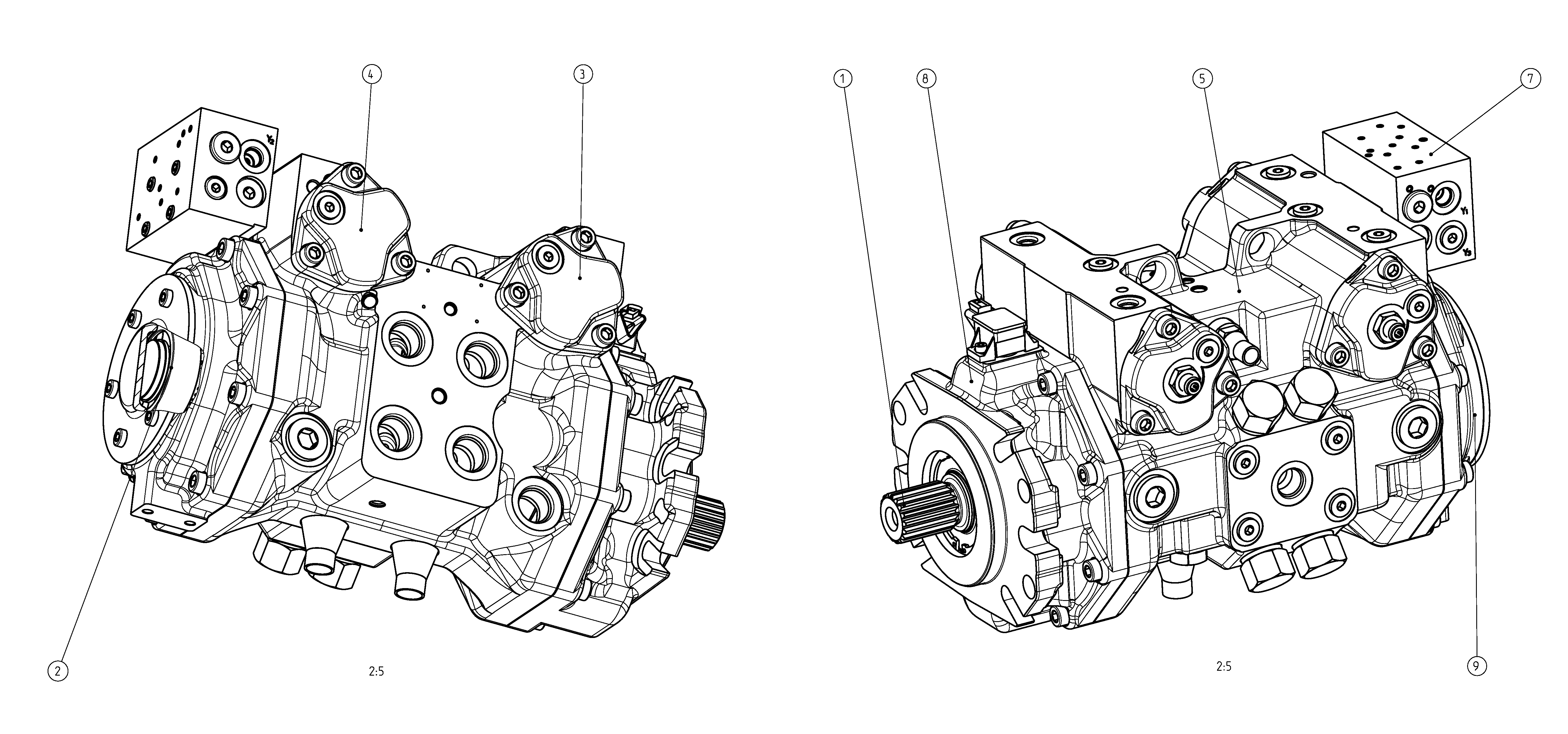 AXIAL-PISTON PUMP — Drawing
