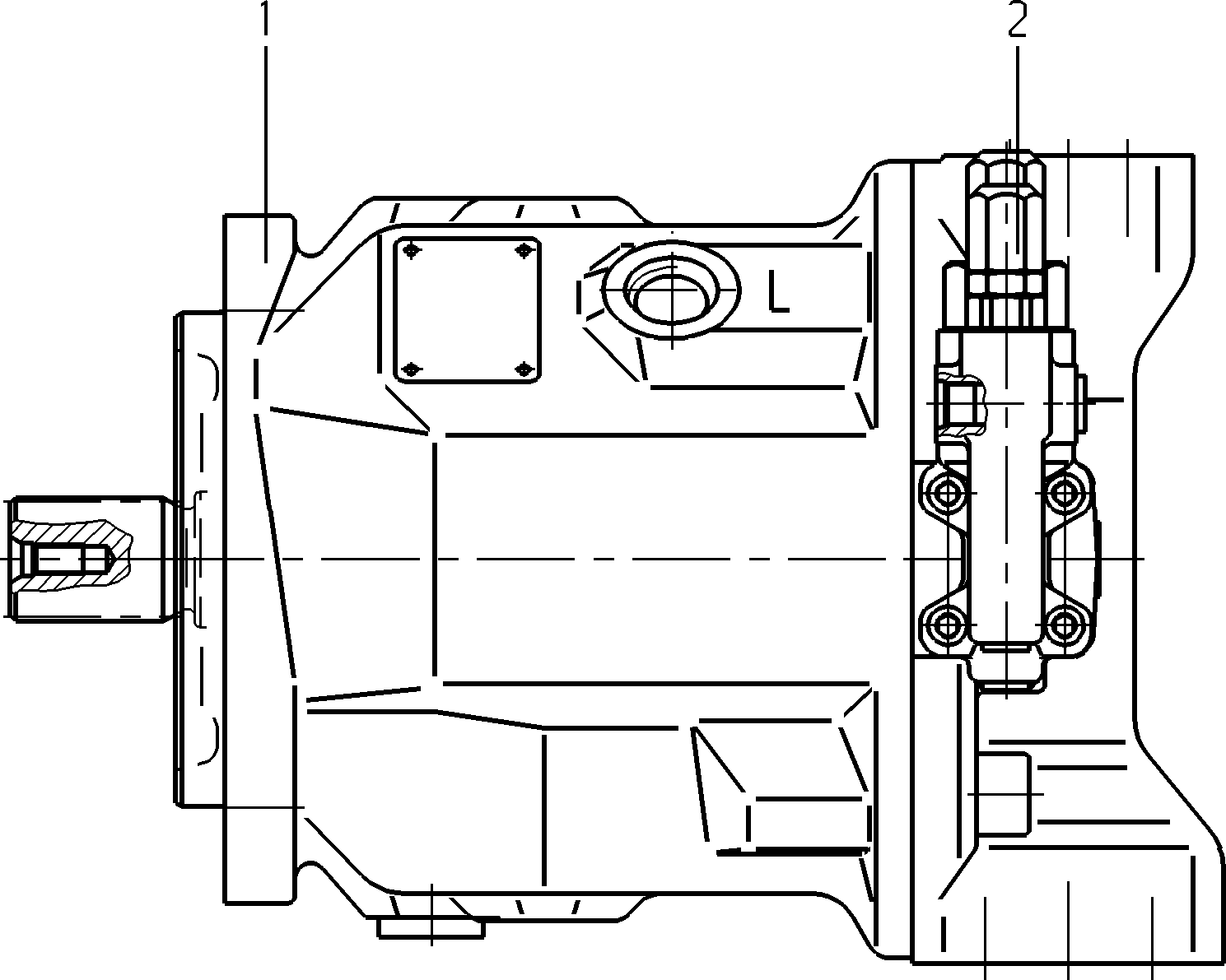 AL A10V O 45 DFR /31R-PSC62N00 — Drawing