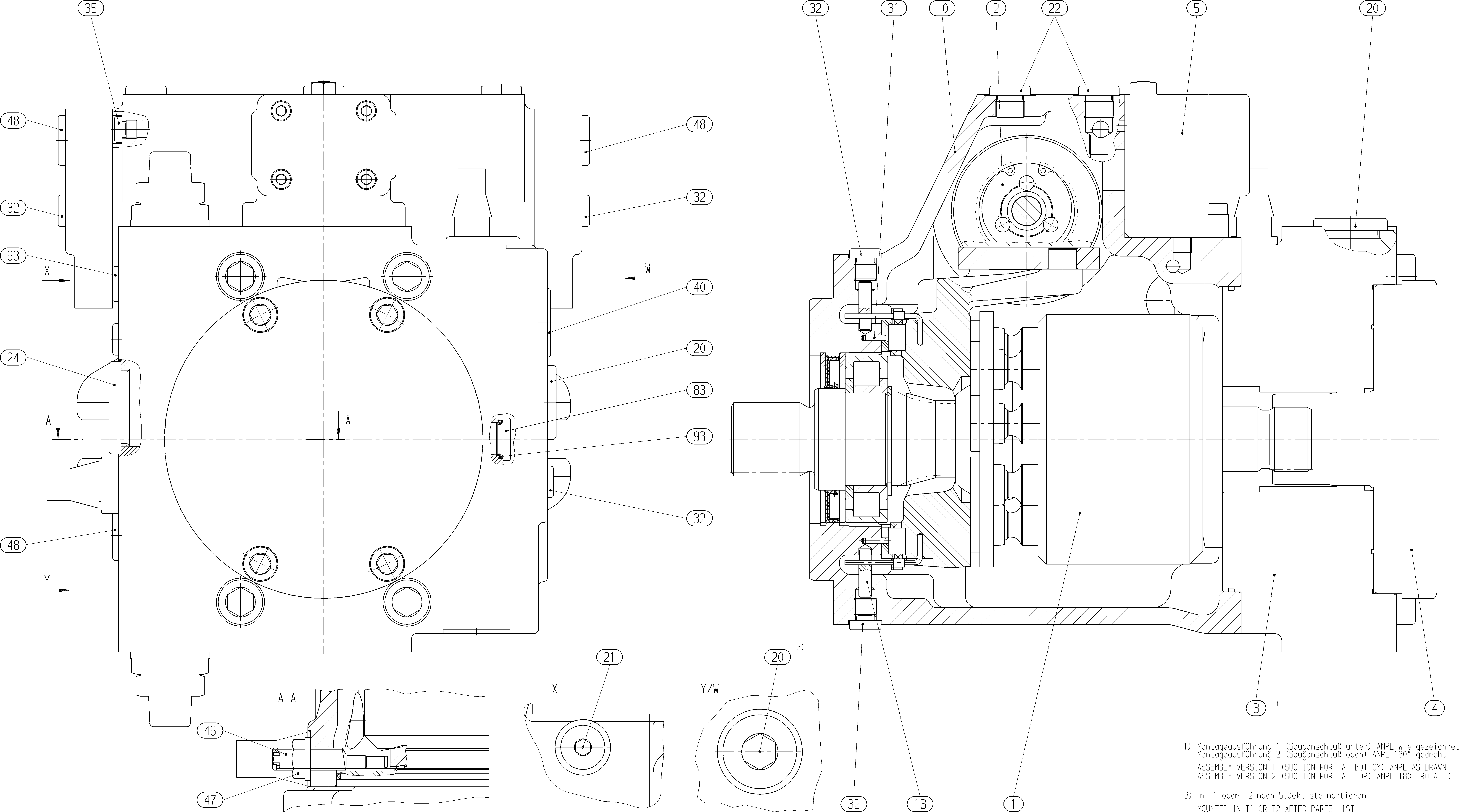 AXIAL-PISTON PUMP — Drawing