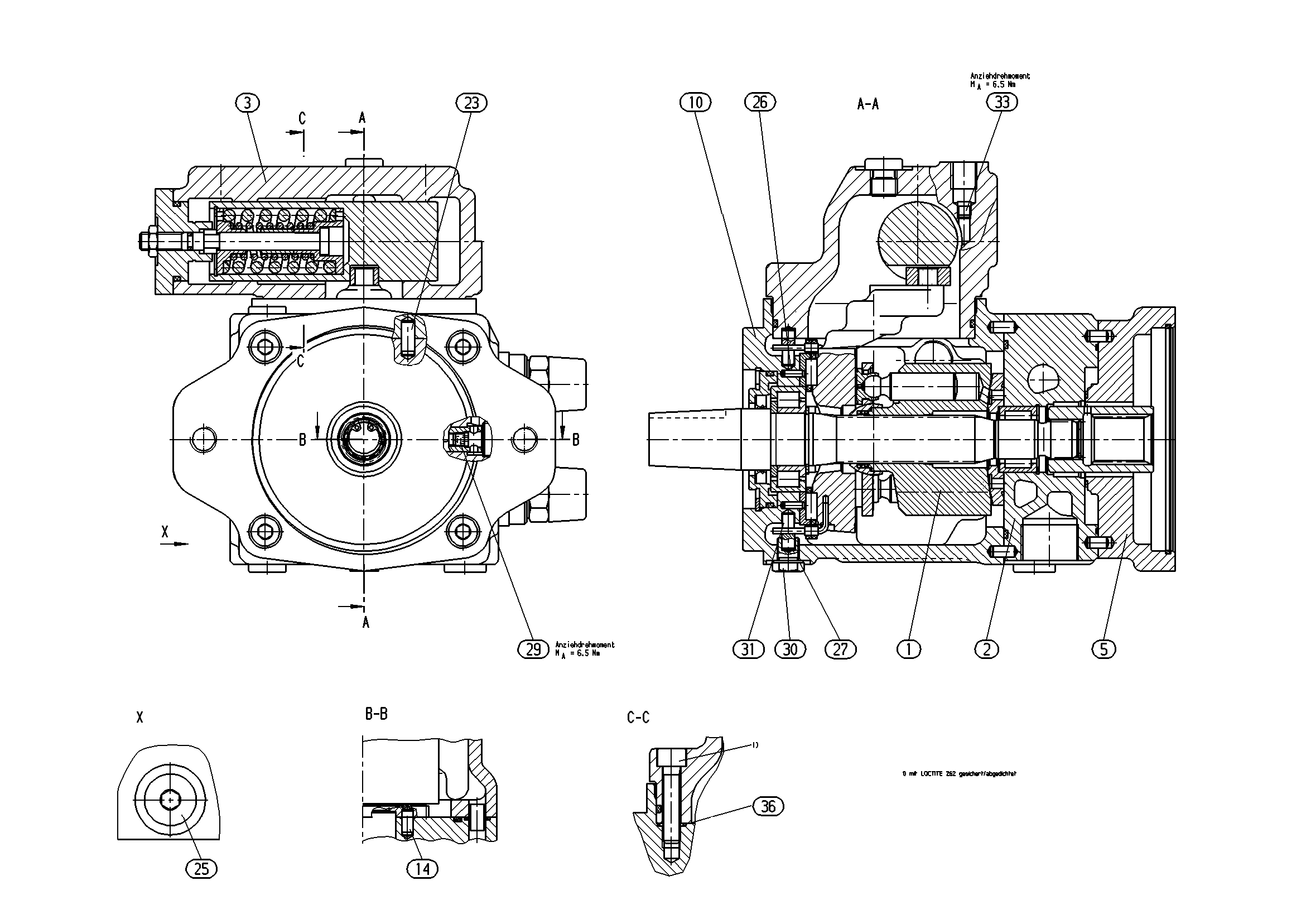 A11VG19DG1/11L-PXC16K021E-S — Drawing