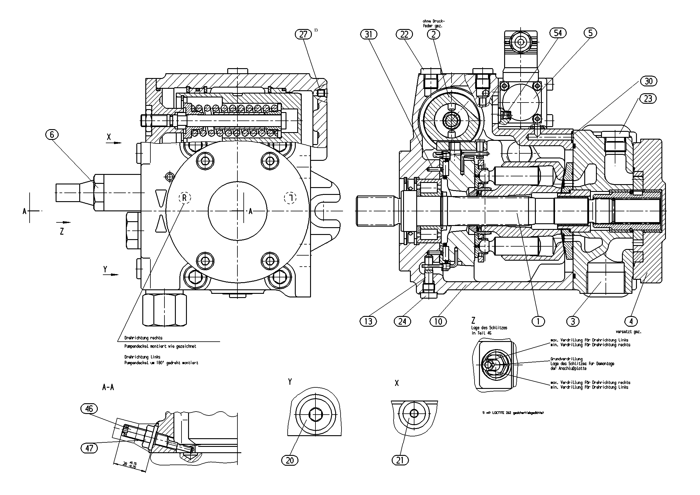 A11VG35DA12/12R-PSC10F002S — Drawing