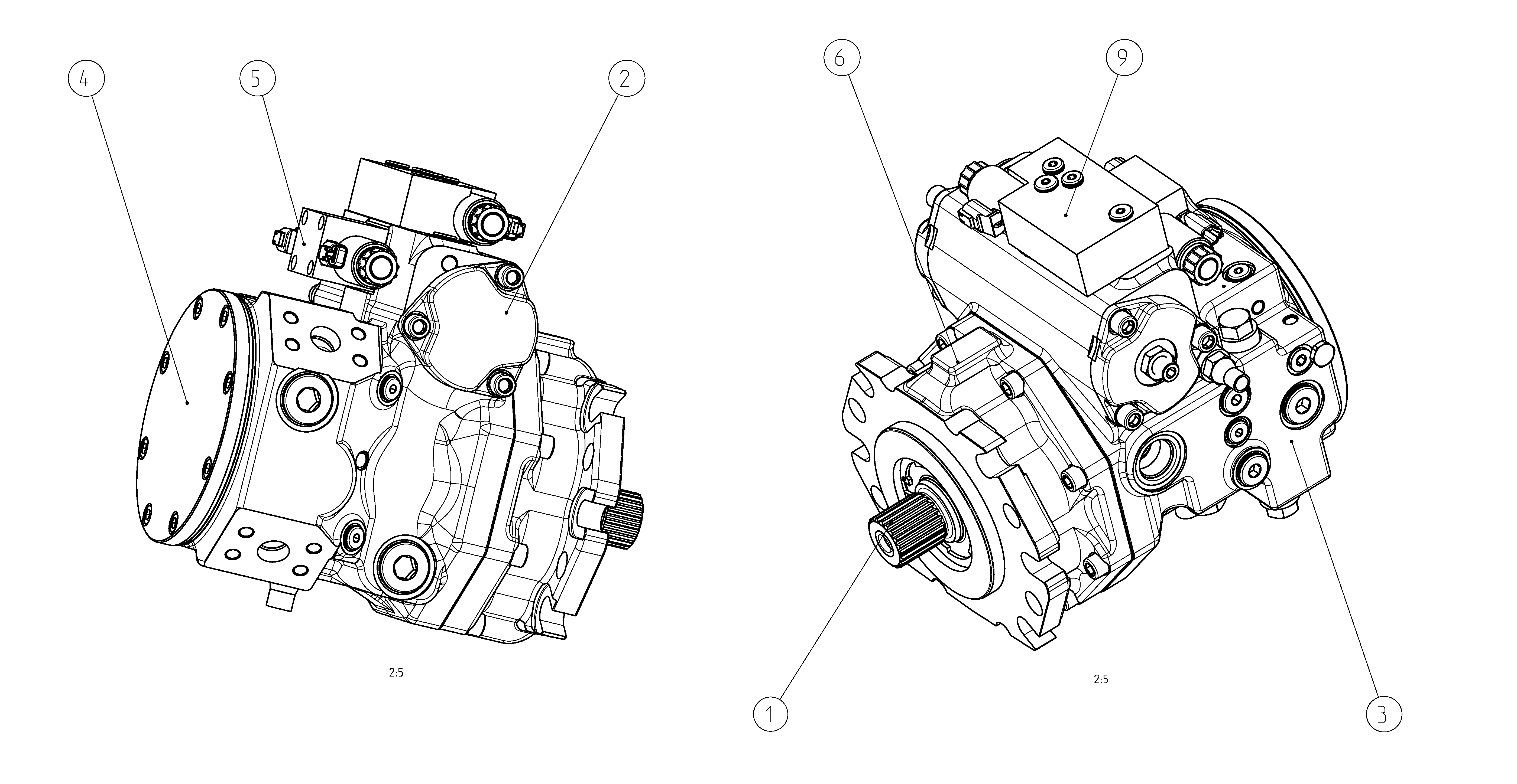 A4VG110EV2DP000/40MLND6A11F0000AS00-0 — Drawing