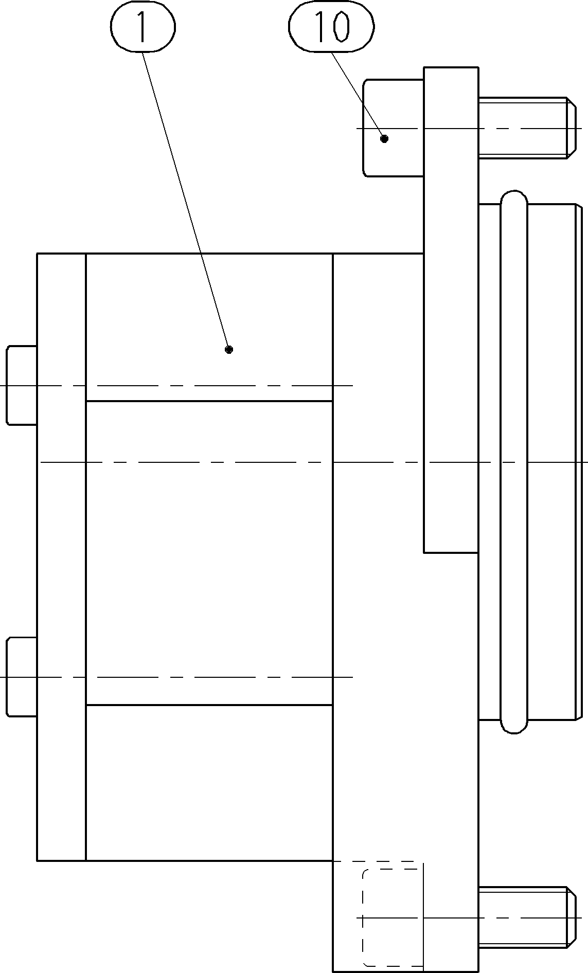 HYDRAULIC GEAR PUMP — Drawing