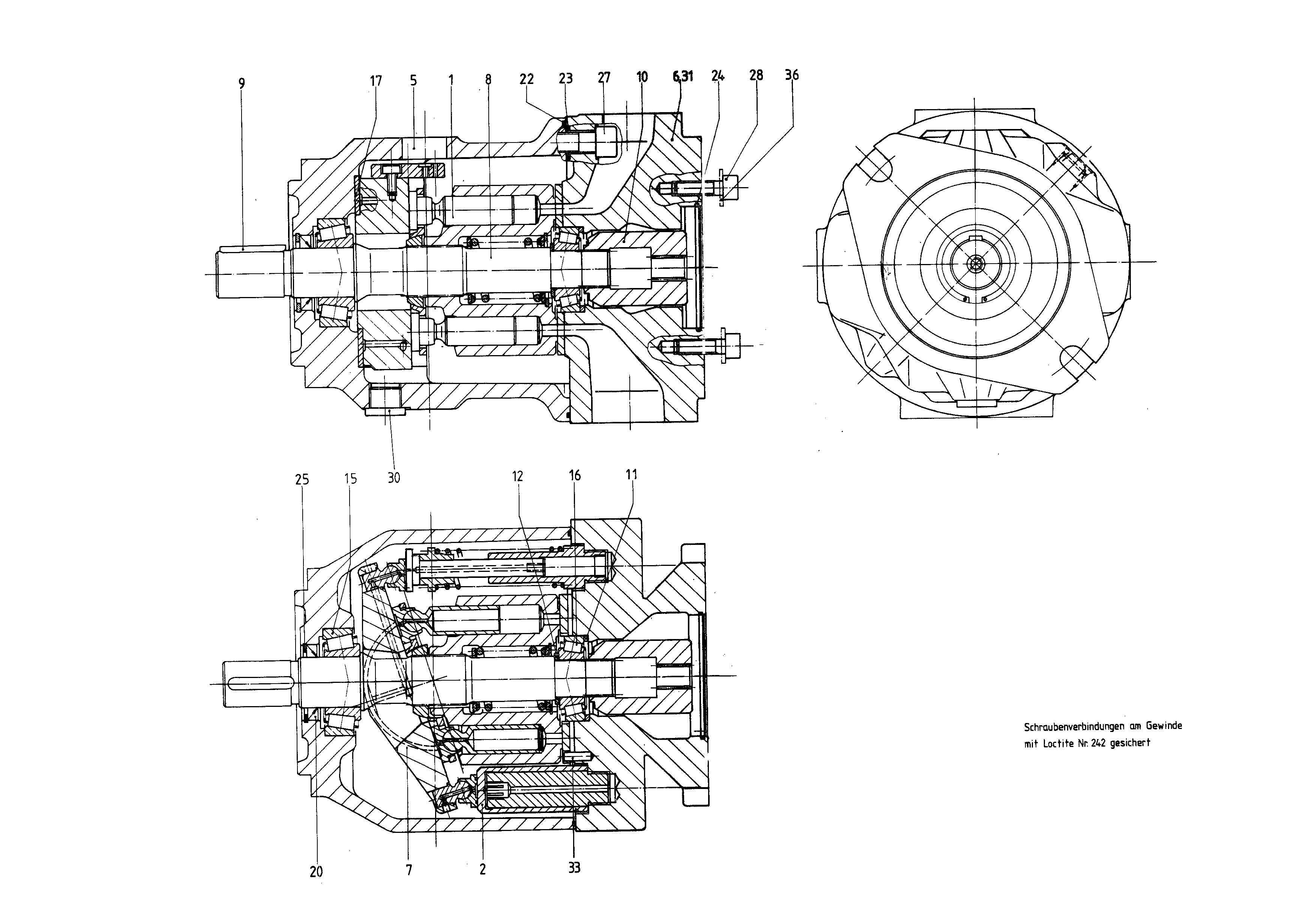 G A10VSO 71 OV /31R-PPA12K02 LR -SO136 — Drawing