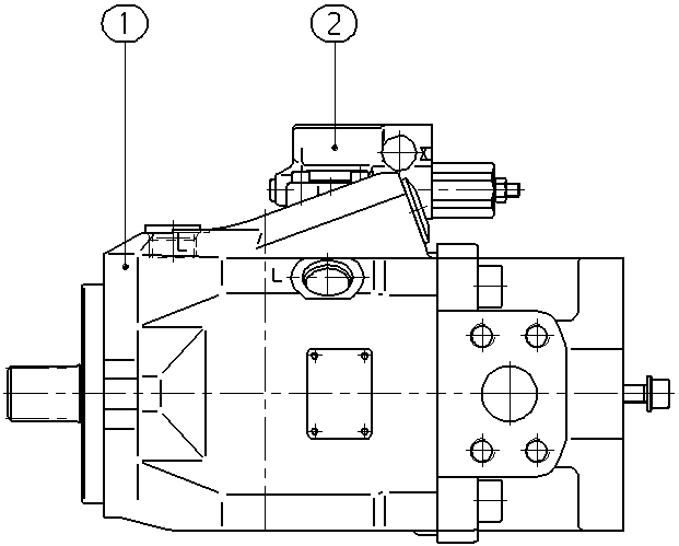 A A10V O 85 DR /52L-VWC12K01 — Drawing