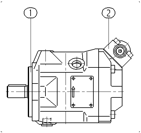 A A10VSO 10 DR /52L-PKC64N00 — Drawing