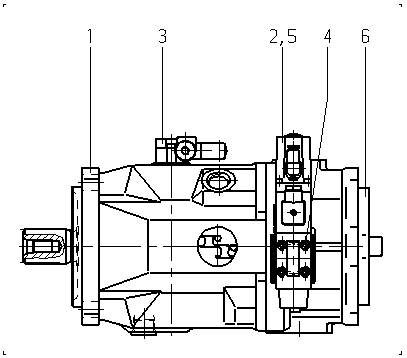 A A10V O140 DFEO/31R-PSD62K07 -SO200 — Drawing