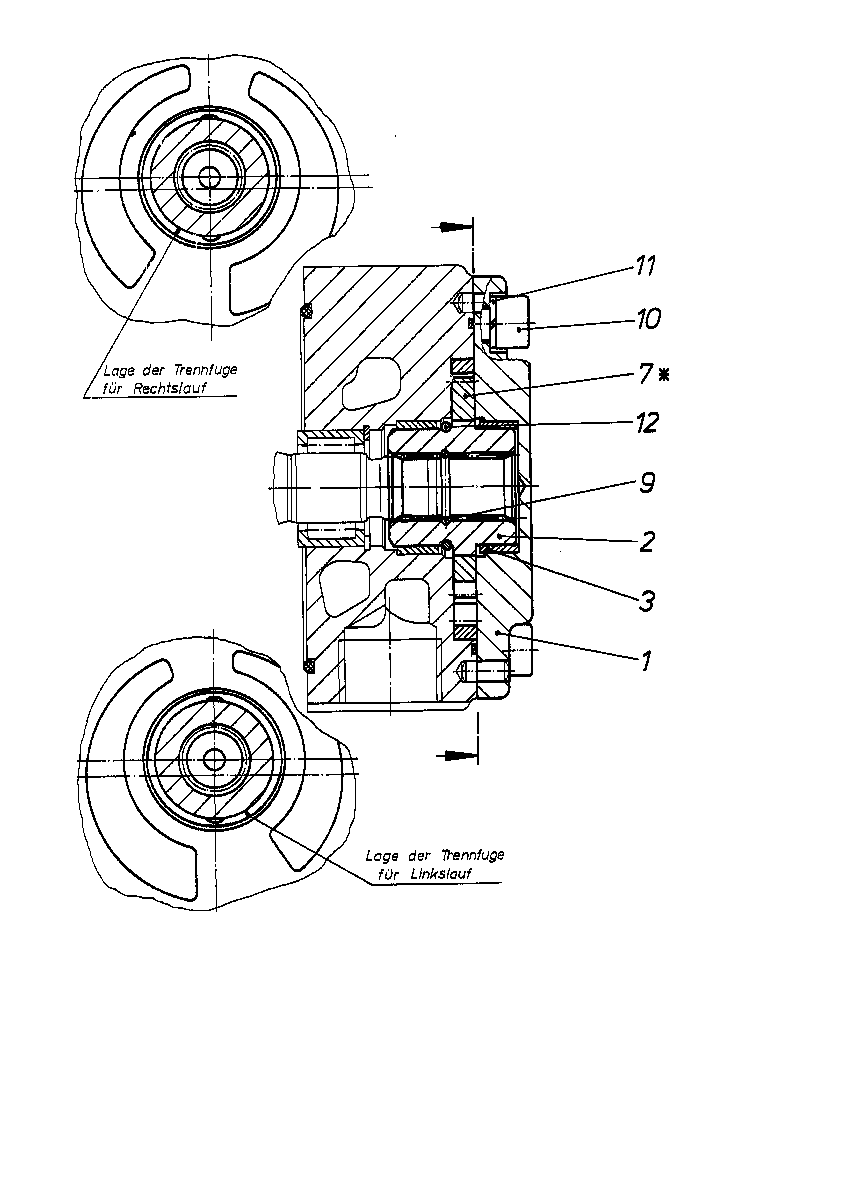 INTERNAL GEAR PUMP ASSEMBLY — Drawing