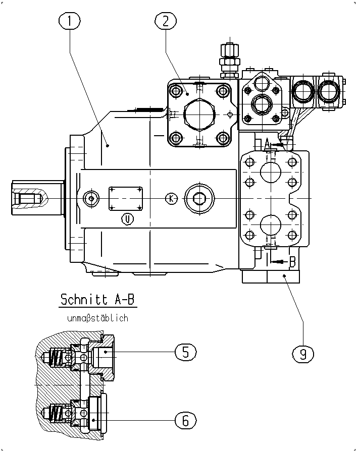 PA4VSG125HD1D/30R-PPB10K250N — Drawing