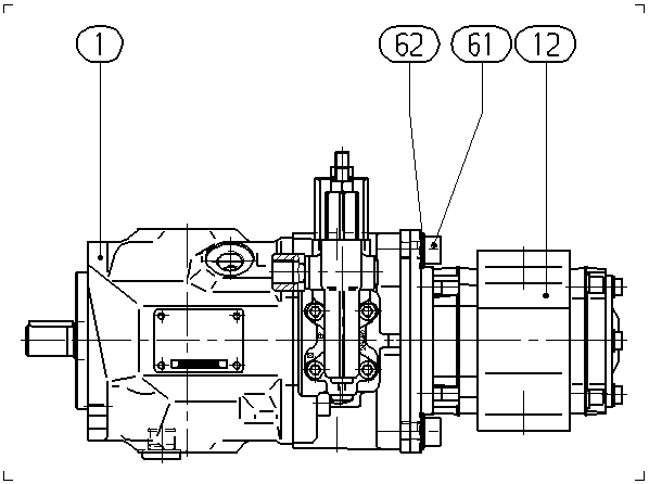 A A10VSO 18 DFR1/31R-VPA12O10 -SO 52 — Drawing