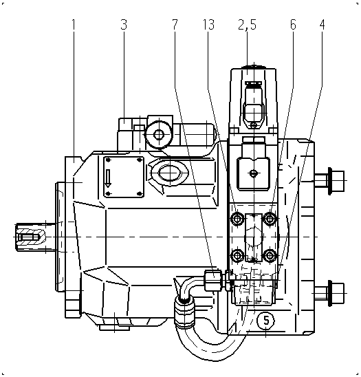 A A10VSO 45 DFEO/31R-PRA12K04 -SO567 — Drawing