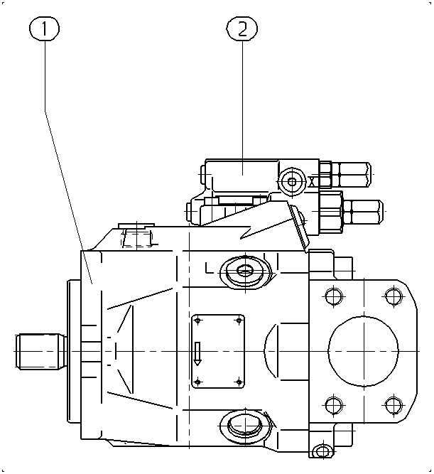 AA10VO60DFR/52R-PQC12N00-SO710 — Drawing