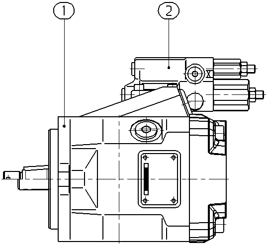 A A10VNO 45 DRS /52L-VCC64N00 -S2344 — Drawing