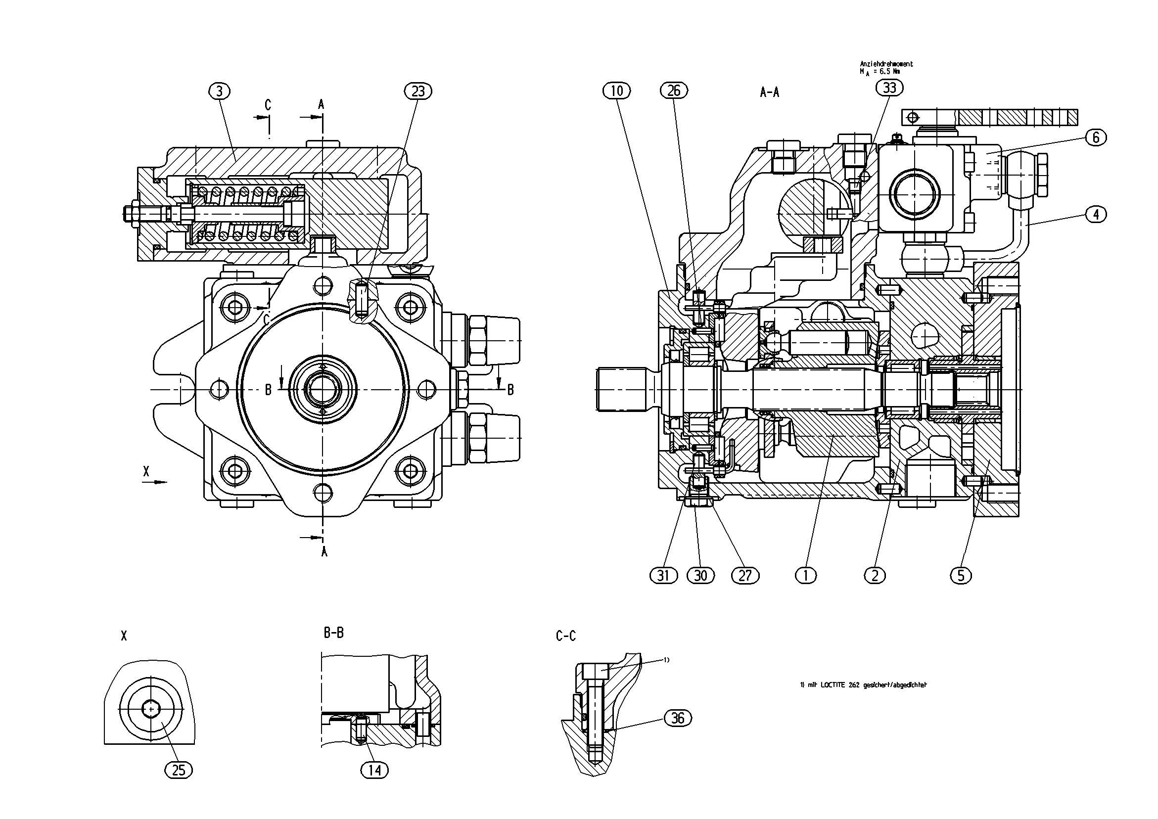 A11VG19HW1/11R-PSC16F011S — Drawing