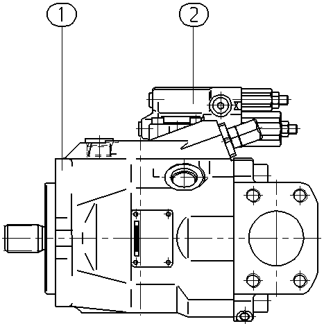 A A10V O 60 DRG /52R-VUC62N00 -SO 97 — Drawing