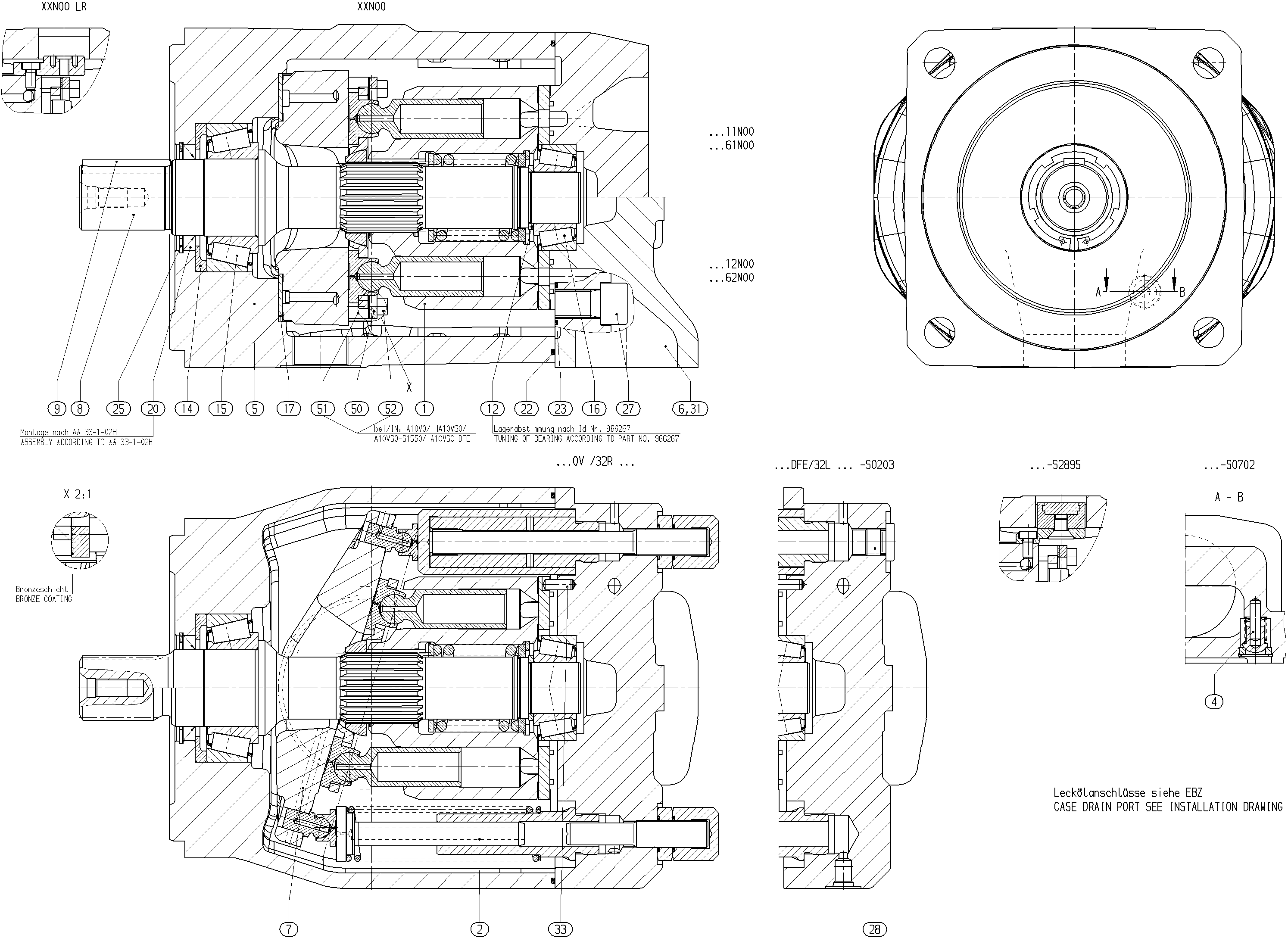 G A10V O110 OV /32L-VSD12N00 — Drawing