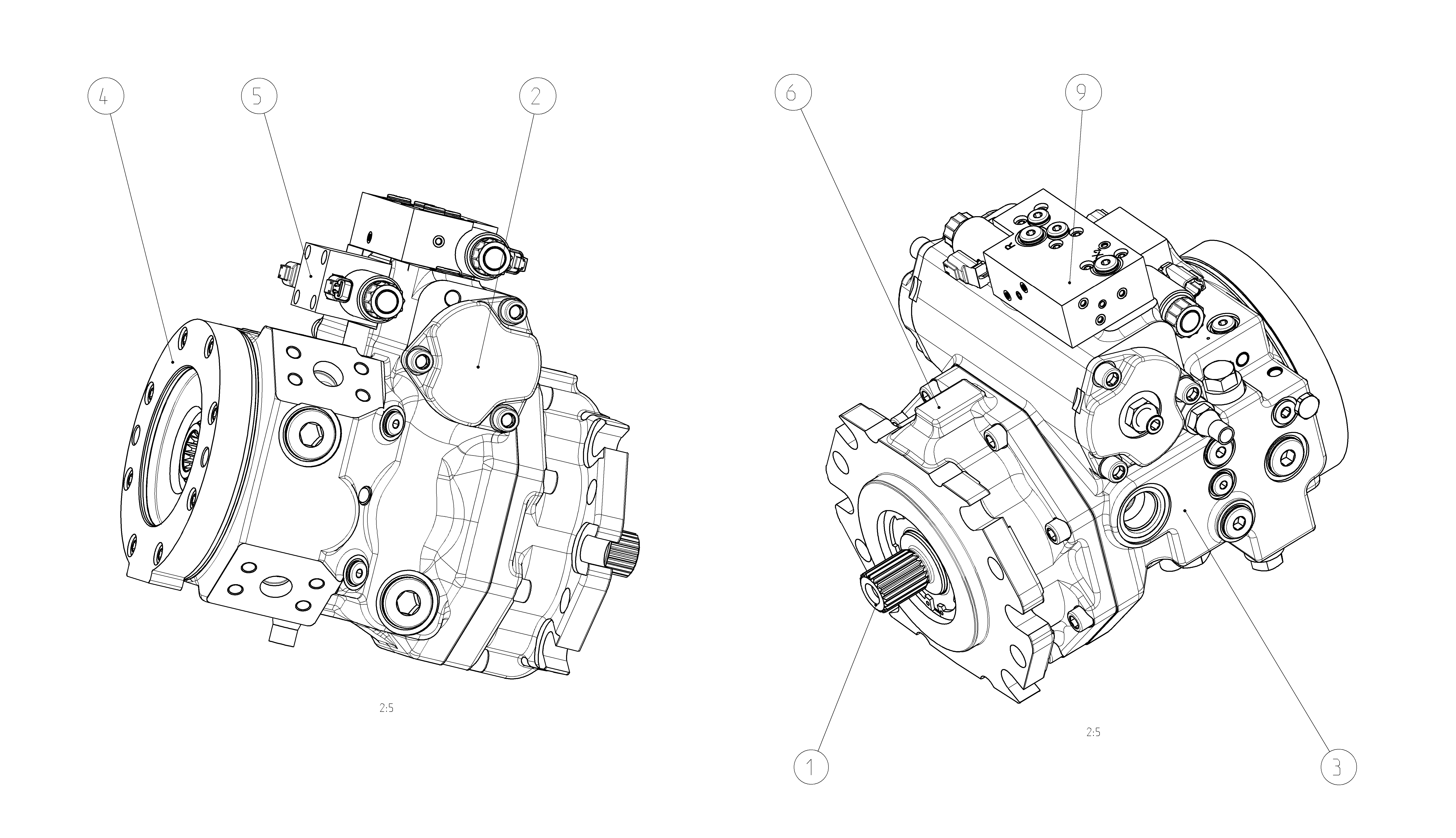 A4VG110EV2DP000/40MRND6V81FC2S7AS00-0 — Drawing