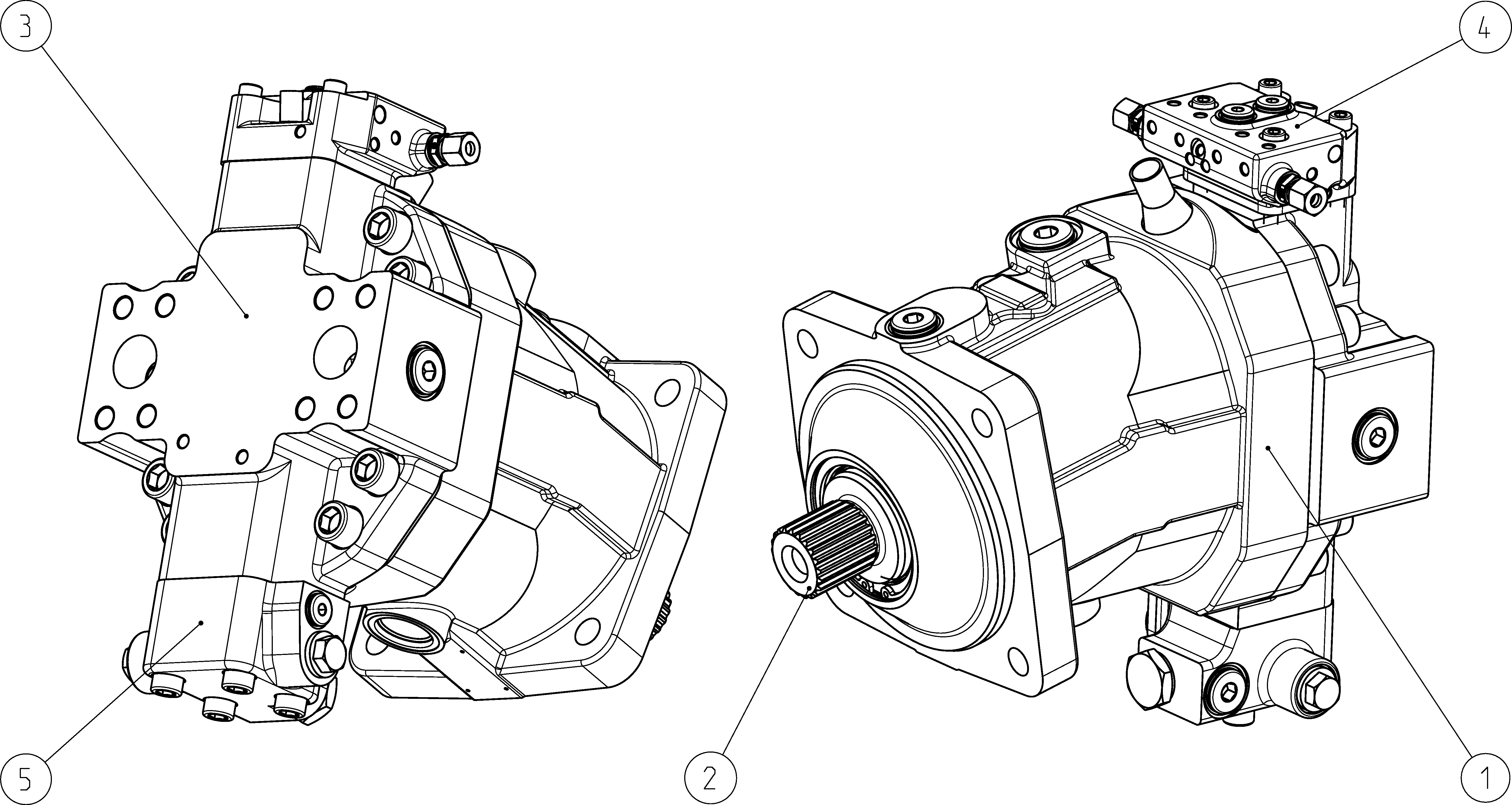 A6VM160DA0000007B/65MWV0R4A11D0-0 — Drawing