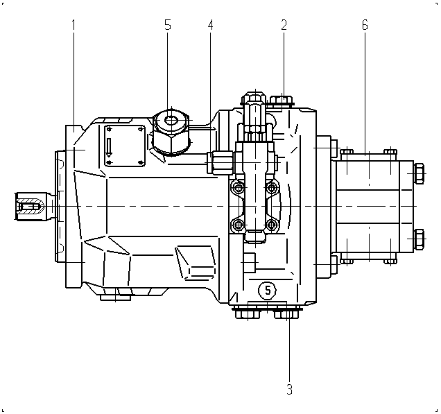 ALA10VO100DFR/31R-PSC12G50 — Drawing