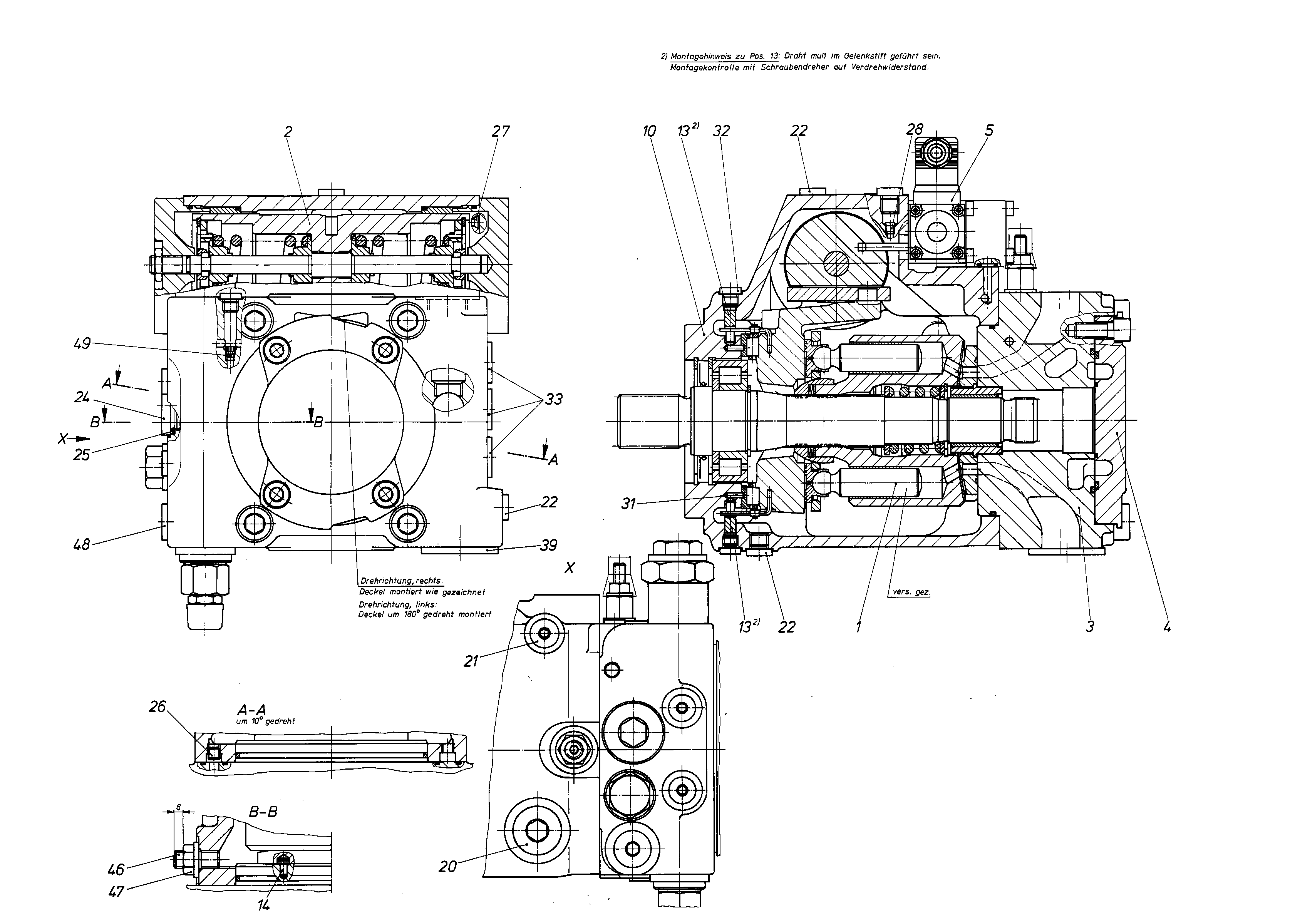 A4VG71EP2D1/32R-NTF02N00XE-S — Drawing