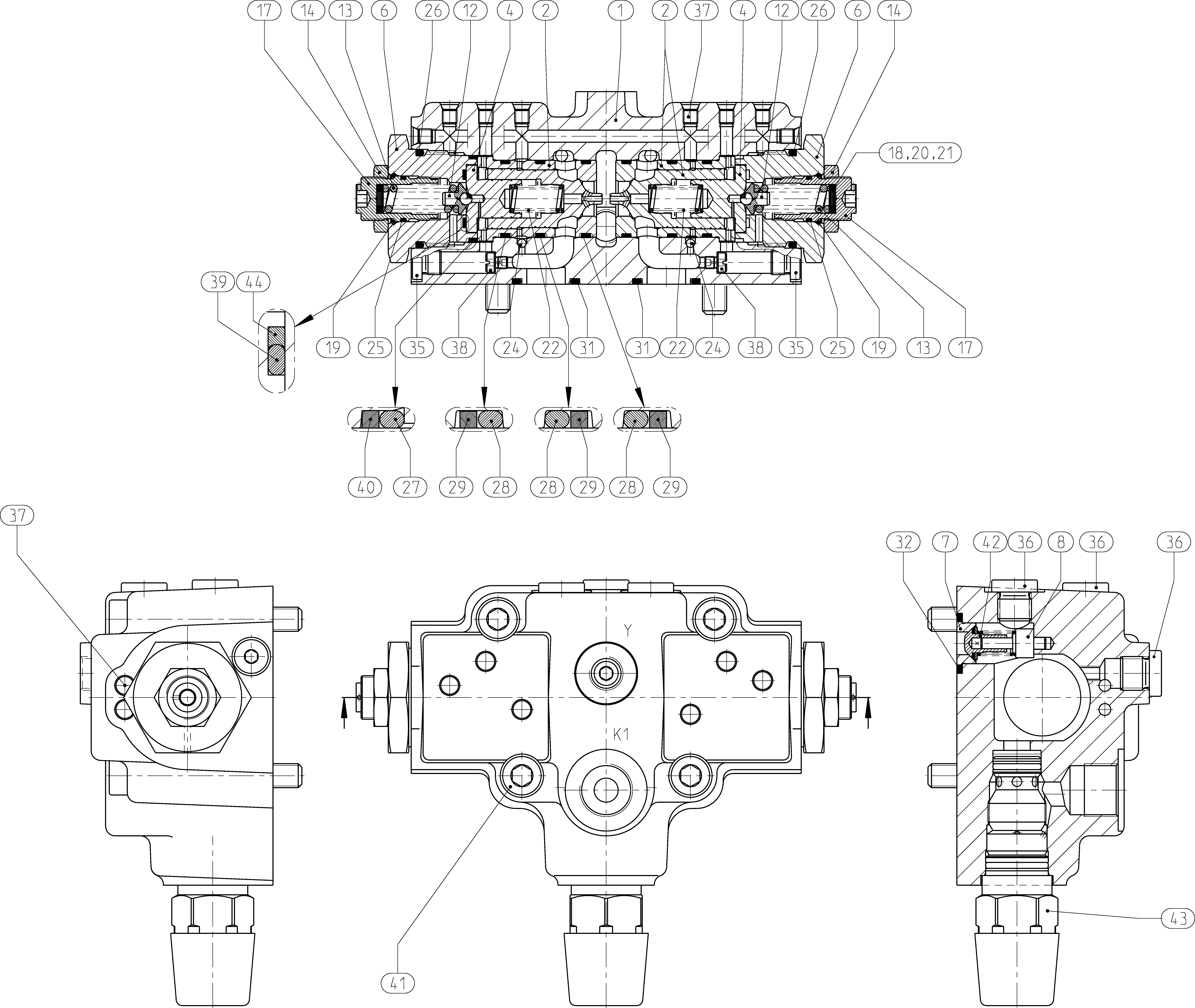 VALVE BLOCK — Drawing