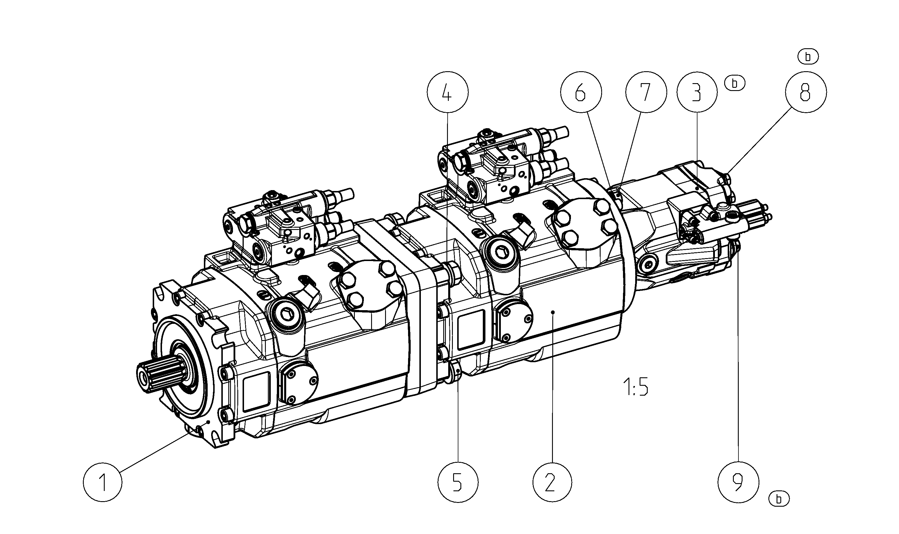 A11VO145LRDRS0A+A11VO145LRDRS0+A10VO45 — Drawing