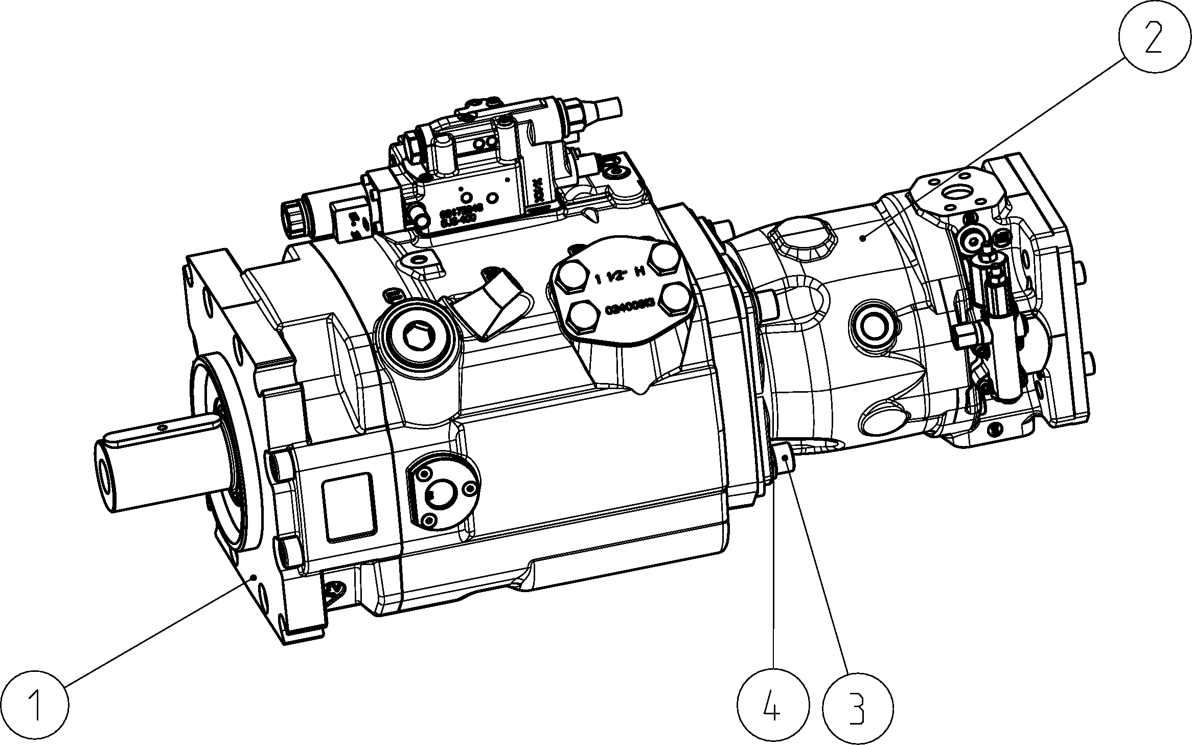 A15VSO280LRDRE2BHV/10MR+A10VSO71DRG/32 — Drawing