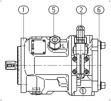 A A10V O 45 DR /31R-VSC12KC1 — Drawing