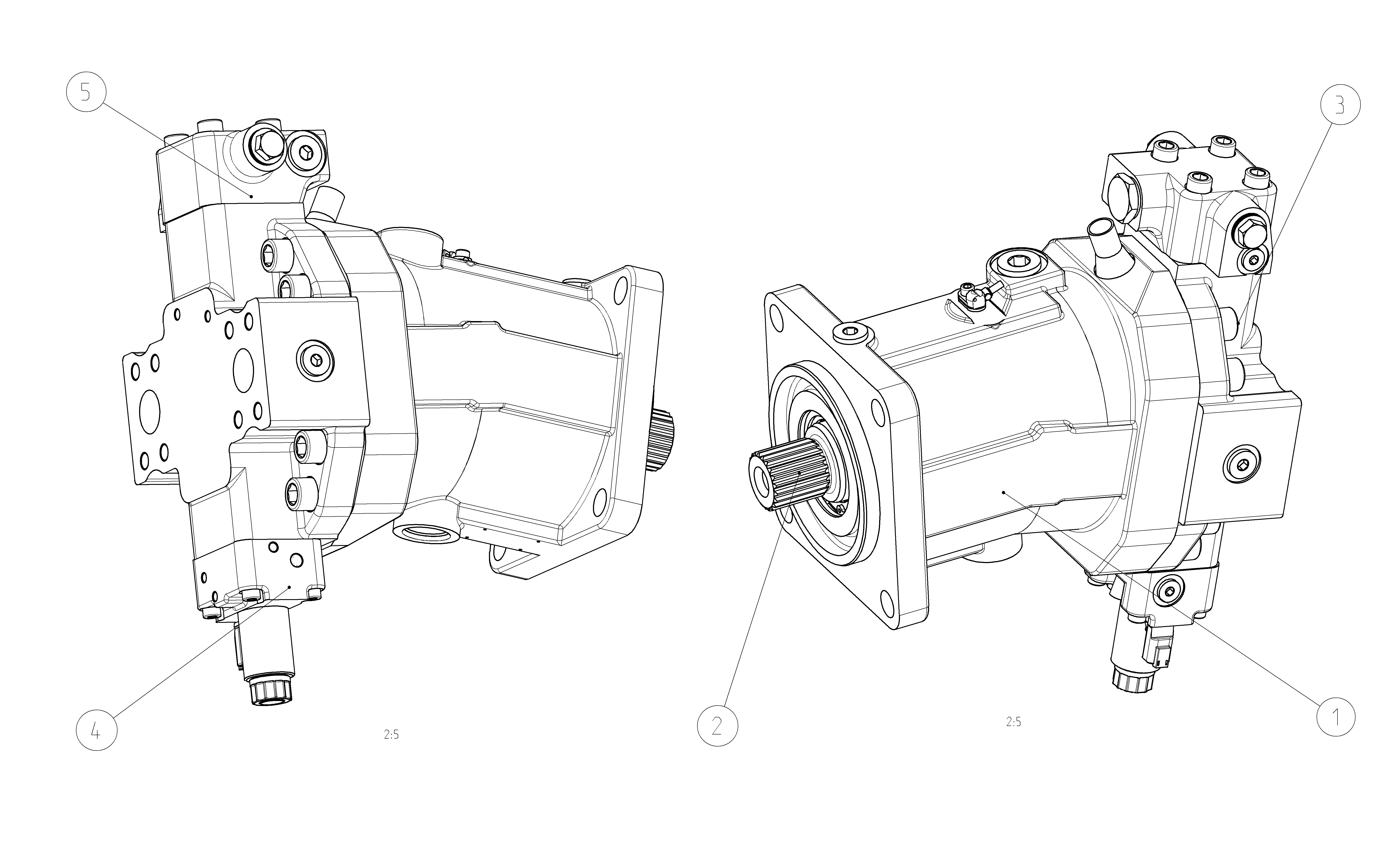 A6VM150EP100P000A/71AWV0D4A11CV-S — Drawing