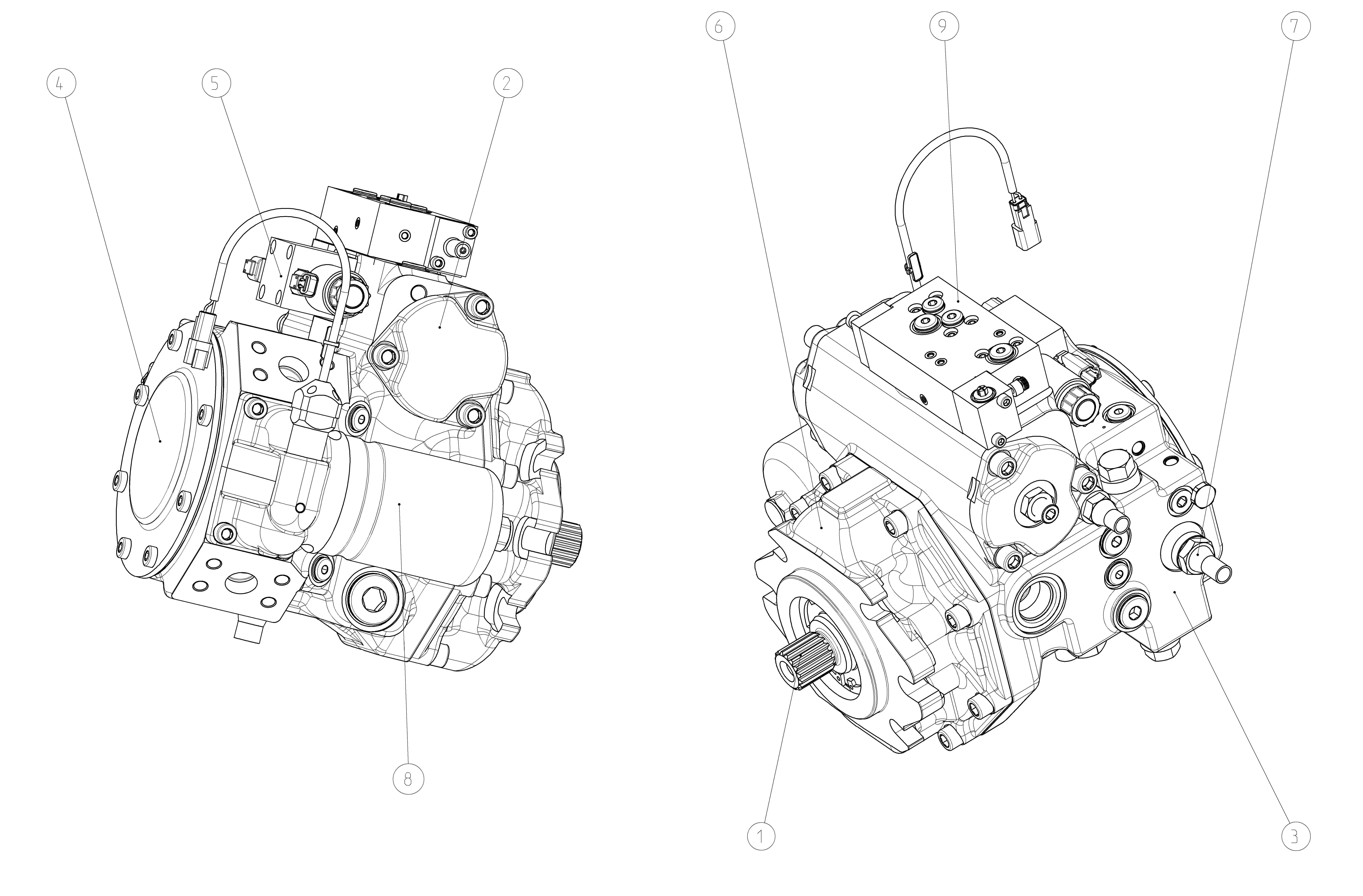 A4VG085DA1DP005/40MRNC6Z81F0000AB00-0 — Drawing