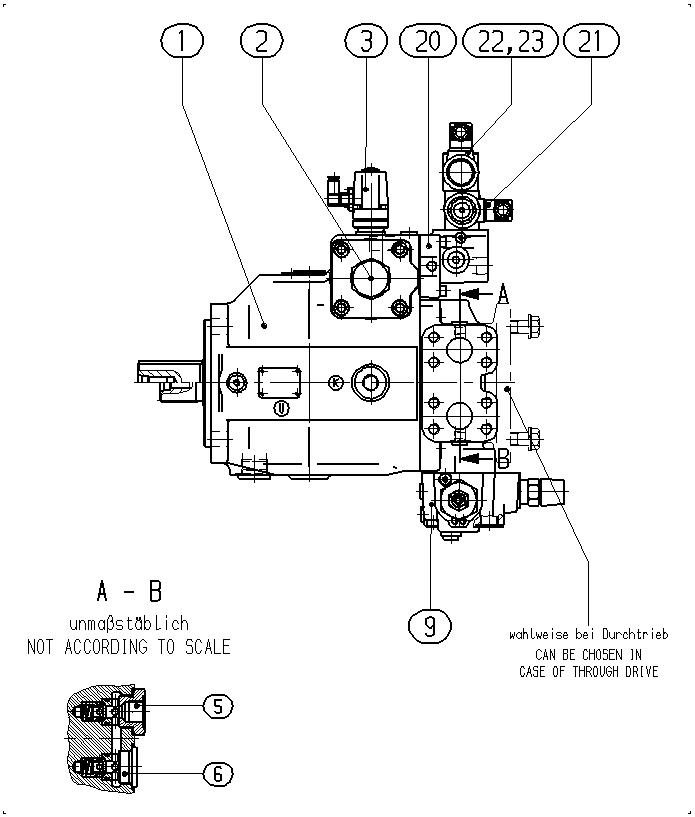 P A4VSG 180 HS4K /30R-PZB10K349N — Drawing
