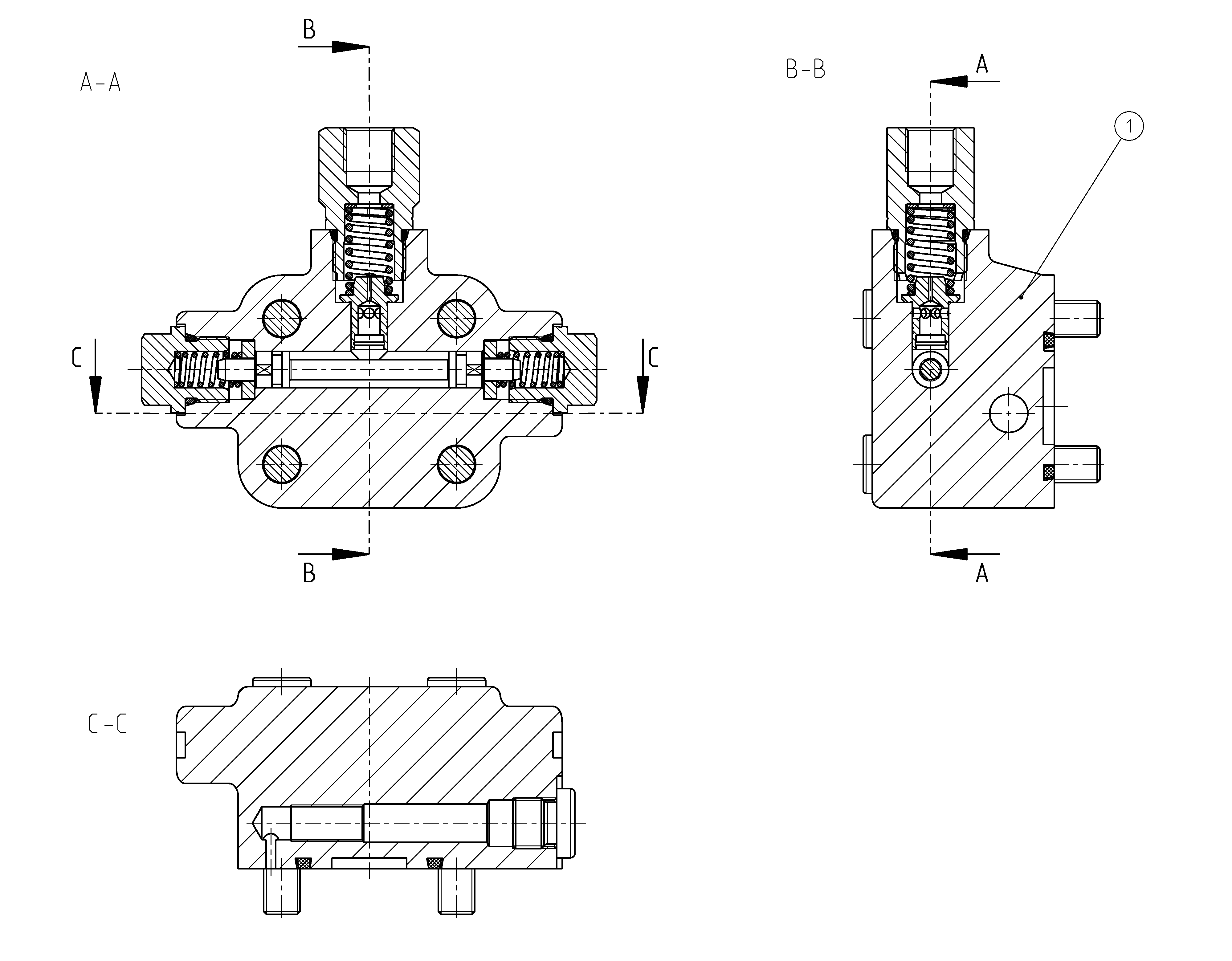 FLUSH/BOOST PRESSURE VALVE — Drawing